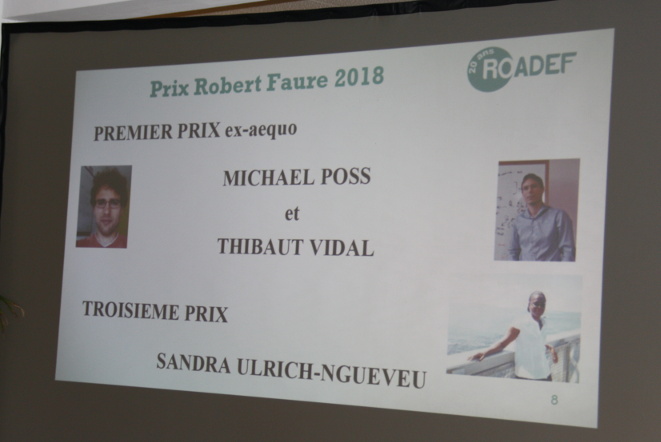 Robert Faure Prize -- 2018
